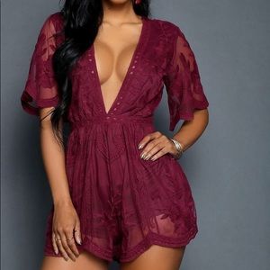 My Dearest Love Junior Lace Romper